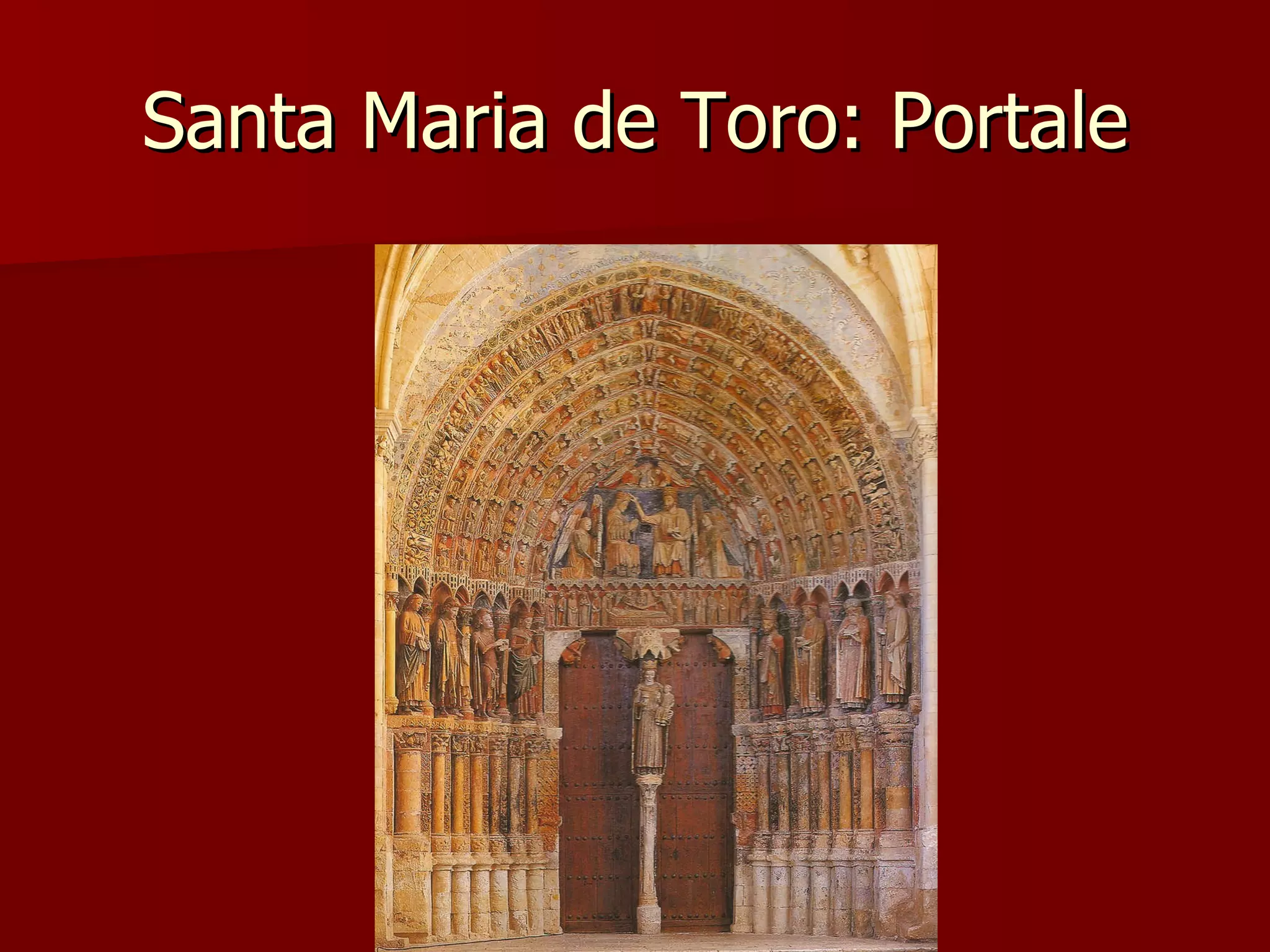 Santa Maria de Toro: Portale