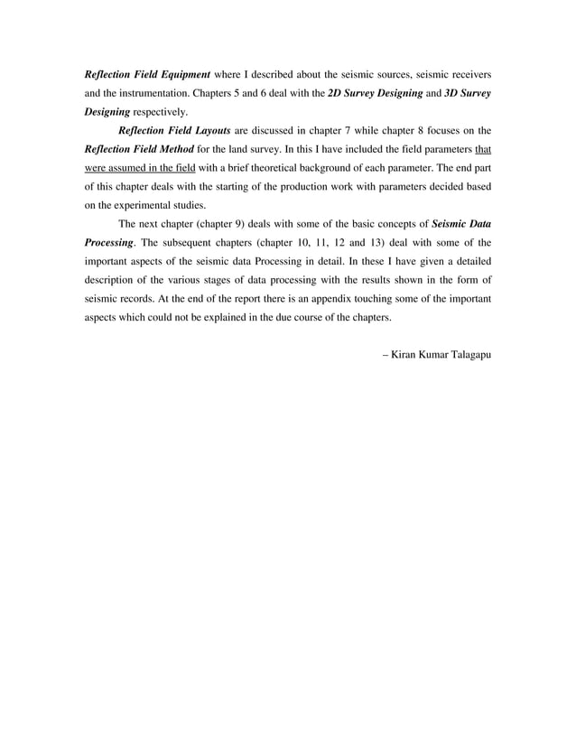 2 D And 3d Land Seismic Data Acquisition And Seismic Data Processing Pdf