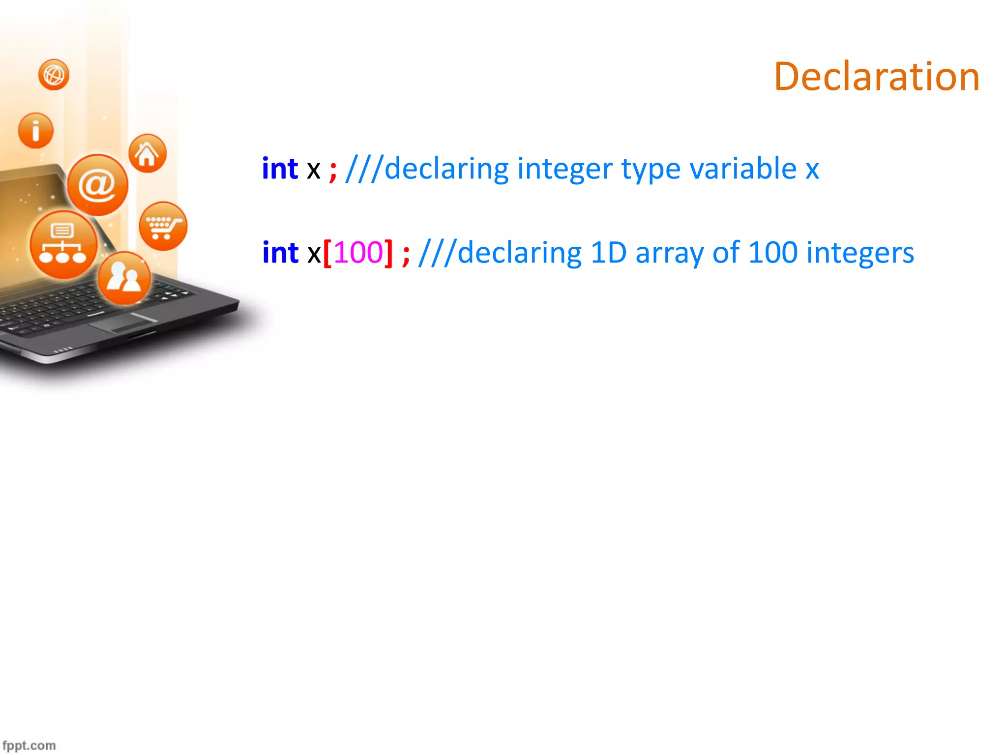 SPL 12 | Multi-dimensional Array in C | PPT