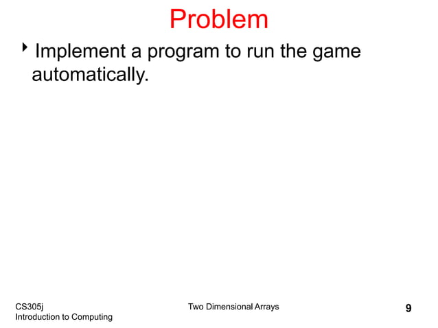 2D Arrays Problems.ppt