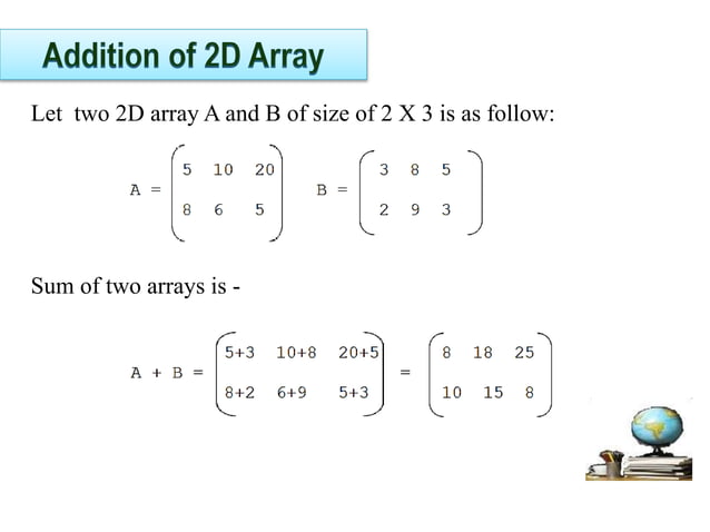 Two Dimentional Array | PPTX