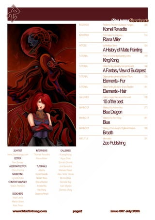 Magazine 2d 2D artist Magazine 007 | PDF