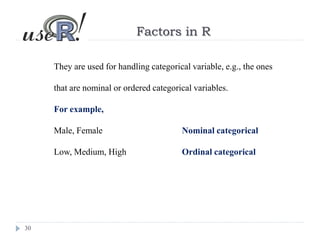 2 data structure in R