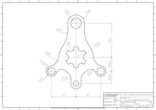 2 d cad drawing practice 1 | PDF