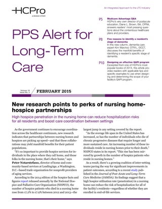Nursing home-hospice collab from PPSA_02_15 | PDF