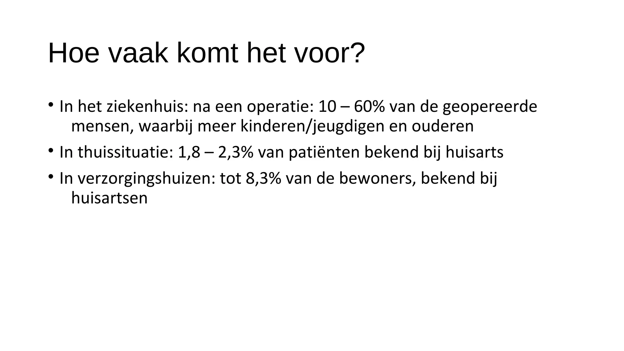 klinische les | ODP | Brain and Nervous System Disorders | Diseases and