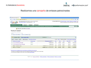 Realicemos una  campaña  de enlaces patrocinados  4. Publicidad en  Buscadores: 