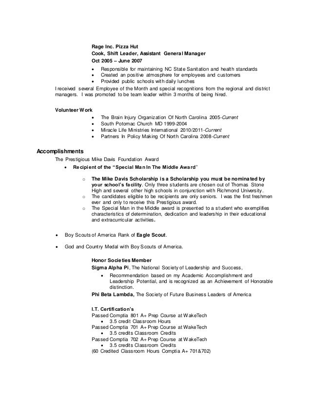 District team leader cover letter