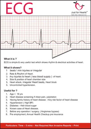 ECG - Electrocardiogram 
