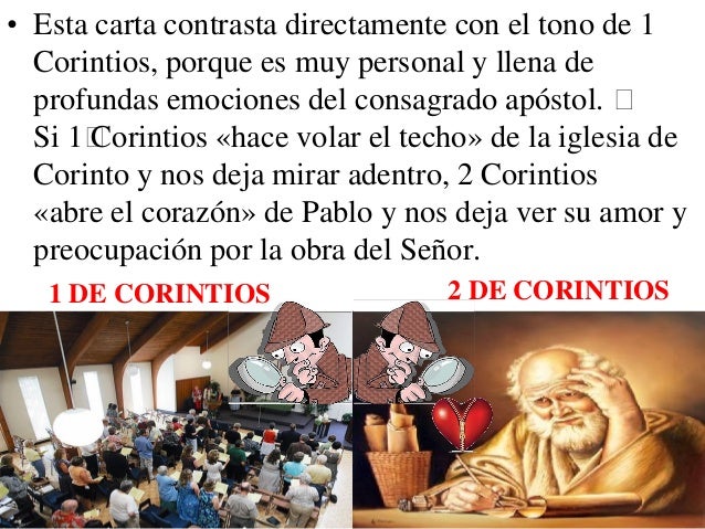 Segunda epistola de Pablo a los Corintios.