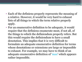 Comprehensive Guide to Definitions in Critical Thinking and Logic | PPTX