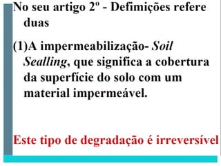 2 degradação dos solos