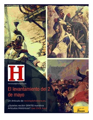 revistadehistoria.es
El levantamiento del 2
de mayo
Un Artículo de revistadehistoria.es.
¿Quieres recibir GRATIS nuestros
Artículos Históricos? Haz Click Aquí made with
 