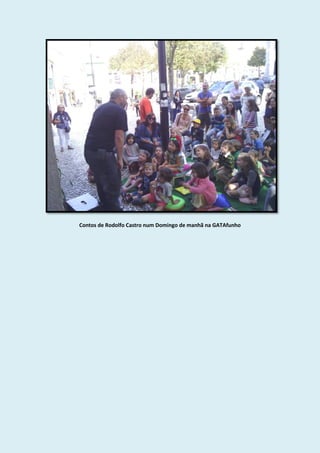 Contos de Rodolfo Castro num Domingo de manhã na GATAfunho
 