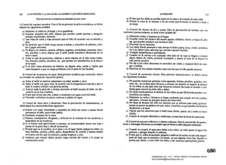 327326 LA NUTRICIÓN YLA SALUD DE J..AS MADRF..5 y LOS N"lRos MEXICANOS
PREVENCIÓN DE ACODEm'ES EN MENORES DE DOS AlIOS
1) Controlde cuerpos extraños. Con el fin de prevenir la asfix.ia mecánica, se deben
adoptarlas siguientes medidas:
a) Mantener el oroen en el hogar y en la guardería.
b) Guardar, alejados del nino, objetos que puedan caerle encima y ahogarlo
(cobijas, almohadas, etcétera). .
e) Usar ropa de cama y ropa personal para el nino de acuerdo con su tamaHo y
peso.
d) No permitir que el bebé tenga acceso a bolsas y utensilios de plástico, celo­
fán o papel encerado. .
e) No dejar a su alc¡tnce. canicas, allileres, seguros, corcholatas, monedas, boto­
nes, semillas u. otros objetos que el bebé pueda introducir fácilmente en su
boca o nariz.
[) 	Evitar el uso de accesorios, adornos u otros objetos en el niHo·como meda­
llas, listones, anillos, amúletos, etc., que puedan ser introducidos en la boca o
en la nariZ.
8) Si el (¡ino toma alimentos en biberón, no dejNlo solo, cuidar y vigilar que
. coma despacio y que no tenga problemas con el paso de los 1fquidos.
2) Control de recipientes de agua. Parllprevenir la asfixia por inmersión, deben
ser tornados en cuenta los siguientes puntos:
a) Bafiar al bebé en bafleras adaptadas á su edad, tamafto y peso.
b) Bailar al bebé con agua tibia. de acuerdo con la temperatura corporal y que el
baflo lo realice siempre una persona adulta. '.
e) Dedicar toda la atenei6n y tiempo néCe.'ario al bebé durante el bafto, no des­
cuidarlo en la lina o banera. 

d) Evitar que exista una tina, cubeta o recipiente con agua cerea del bebé. 

e) Mantener cubiertos los pozos, cisternas y piletas de agua. 

3) Conlrol de sitios allos y de.~niveles. Para la prevenci6n de traumatismos, se
deben seguir las recomendaciones siguientes:
a) Rodear con rejas. barandalcso reSpaldos de sillas las cunas o camas donde
permanece el nino, para evitarCaídas.
b) Enseflarle a bajarse-de la cama.
e) Reparar cuártcaduras, desgastes y defcctos en la cubic.tta de los escalones y
barandales de las escaleras.
d) Si el' menor está aprendiendo a caminar, es recomendable poner una reja o
puerta en la parte baja y alta.de la escalera.
e) Revisar que en la escalera, en el patio o en el lugar donde juegan los ninos, no
haya botellas, piedras•.cables, palos. de.<¡perdicios de comida y basma tirados
en el piso con los que los menores puedan tropezar y caer.
J) 	Asegurar que ningún objeLo pesado caiga encima del menor y le cause un
traumatismo serio. .
ACCIDENTES
g) Evitar que los ni!os se queden solos en la casa o al cuidado de otro ni/'lo. 

h) Retirar la cllna de la ventana, a fin de evitar que el·menor se asome o trepe y

se caiga. 	 .
4) Coiltrol 'de objetos de filo y punta. Para la prevenci6n de heridas con ins­

trumentos punzocortantes, se debe tener cuidado de: 

a) Mantener orden y limpieza en el hogar. 

b) Guardar fuera del alcance del menor agujas, alfileres, clavos y hojas de afei­

tar, que puedan producir una herida al nirlo. 

c) Elimiriardavos salientes. 

d) Los sitios donde permanece más tiempo el bebé (cama, cuna, corral, andadera, 

etc.) no deben tener salientes que puedan caúsarle heridas. 

e) Arréglar desperfectos O astilladuras. 

j) Cu-ando en la cocina o en cualquier otro lado de la casa se llegue a romper 

algún .objeto de vidrio, procUrar levantarlo y tirarlo ai bote de la basura lo 

. más pronto posible. 

g) No dar a los nUlos alimentos en utensilios de vidrio.y material fácil de rom­

per O astillar. . 

h) Eliminar de los cajones botellas.rotas con las que el nino pueda cortarse. 

5) Control de sustancias tóxicas. Para prevenir intoxicaciones. se deben tomar
las siguienteSmedidas:
(1) 	No guardar sustmcias químicas como aguarrás, thínner, petróleo, gasolina, ace­

tona, etc., en envases pata refre~os o cerveza; no dejarlos en lugares al alcance 

deJOs nillos ya que para ellos una forma de conocer las.cosas es tocarlas o pro­
barlas para conocersu color, olor y sabor. . 

b) No dejar medicamentos al alcance de los nil'los ya que fácilmente pueden con­

fundirlos con dulces. 

e) Mantener en orden y limpieza el hogar cuidando que ningún animal (ar-c:tnas, 

alacranes, víboras) se albergue dentro del domicilio. 

d) .No dejar 1!1 alcance del nino los venenos que se utilizan para ratas (general­

.mente se ponen en pedazos de pan. dulce o tortilla) ya que pueden llevárselos 

fácilmente a la boca. 

e) Vigilar que los alimentos que el bebé toma (leche. queso, etc.) estén en buen 

estado.. 

j) Cuando se compren alimentos o medicinas, revisar bien la fecha de caducidad. 

6) Control de aparatos ellctricos y objetos colientes. Parllla prevención de quema­
duras y descargas eléctricas, es necesario que se lleven a caboalgunas conductas:
a) Cuando se prepare el agua para bailar a los nillOs, se debe poner el agua frCa
. primero y agregar después la caliente. 

b) Evitar que jo·:; ninos se acerquen, juegueno estén en la cocina; es aún más impor­

. tante nó dejar que se acerquen a la estufa, ya que algunas veces hay líquidos o 

grasas que saltan, y caen sobre los nillos, y les ocasiona quemaduras graves.
Q80
Digitalizado por: I.S.C. Hèctor Alberto Turrubiartes Cerino
hturrubiartes@beceneslp.edu.mx
 