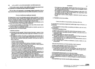 336 LA NtJ..dOÓN y LA SALUD OH LAS MADRES Y LOS Nmos MI3XlCANOS
3) Si el nino es mayor, colocarlo en las rodillas de la persOna que presta el auxi·
Iio, golpeandoen la espalda basta que el abjeto sea expulsado.
Una vez libre la vía respiratoria Y. si es necesario. aplicar respiración de boca a
boca. Llevar al nmo inmediatamente al servicio médico más próximo al domicilio.
Criterios de referencia én osfaitJ porinmersión
El ahogamiento es una de las principaleS causas de muerte accidental. La mayoría
de las víctimas son ninos y jóvenes. En el momento del accidente se debe dar una
atención inmediata para lograr la entrada y salida de aire en los pulmones, pues el
tiempo que transcurre sin respirar es muy grave para la vida del menor.
Es importante hacer notar que en el caso de niftos mayores accidenlados en ríos
ypresas. antes de sacar al nino del agua debe considerarse:
1) Si se es un gran nadador o un salvavidas; en ese caso. debe acercarse nadan­
do a la persona que está en peligro para sacarla.
2) Si no se reúnen las condiciones anteriores, tender un cinturón. una rama o un
palo largo para sacar a la vrctima del agua.
1) Medidas inmediatas:
a) Extracción del agua aspirada. Colocar al menor boca abajo y oprimir el tórax
dando masajes hacia arriba, para sacar el agua que se introdujo a las vías res­
piratorias.
b) Dar respiración artificial. Si el nitoya no respira debe introduc;Crsele aire en
los pulmoneS a la mayor rapidez posible. El procedimiento es el de boca a
boca que puede emplearse tanto para tos adultos como para los niños; los
pasos a seguír son:
• Colocar al nino boca arriba.
• Inclinar la cabeza hacia atrás.
• Empujarel mentón hacia arriba de modo que sobresalga la mandíbula.
• Apretar la nariz del nino e insuflarle aire en la boca 	(a ninos pequeí'ios
soplarl~ aire al mismo tiempo por la nariz y boca).
• Retirar los labios de la bQCa del nifio ydejar salir el aire.
• Si ya se oye el ruido de la expulsión del aire, las vfas respiratorias están
expeditas y el aire que se insufl6 en 'Ia 00ca de la vrctima ha penetrado en
los pulmones (continuar a un ritmo de 20 veces por minuto).
• Si no se oye el ruirlo de la expulsión del aire. comprobar la posición de la
cabeza ~ la mandíbula del nino. La cabeza debe estar inclinada hacia atrás y
debe sobresalir la mandíbula.Tratarnuevamente de insuflar aire.
• Si aún'oo se oye ruido de la expulsión del'aire. poner ~pidamente de lado
al niRo, dándole unas fuertes palmadas en la espalda, entre los omóplatos.
Esto puede despejar algún eventual cuerpo extndlo que obstruya las vías
respiratorias.
ActmENTBS
337
• En el caso de un nino pequefto, sujetarlo con el brazo, hacerle bajar la cabe­
za y darle unas ligeras palmada." en la espalda, entrelos omóplatos. Reanu­
dar la respiraci6n de boca a boclJ.
• No suspender la respiración anificial antes de tiempo; el nino puede empe~
zar a respirar de nuevo al cabo de unos minutos o de varias horas. Conti.
nuar hasta que el nino respire por sr solo.
• No dejar que el nil'!o se enfríe, abrigarlo y mantenerlo inmóvil cuando ya
respire.
e) Trasladarlo a un servicio médico.
Criterios de referencia en quemaduras y descargas ellcrricas
Lagt'llvedad de las quemaduras depende del tamalÍo, lugar en que se hicieron y su
profundidad. . 	 '
1) Las quemaduras extensas deben ser atendidas por médicos O por una institu­
ci6n f¡ospitalaria. 

2) En caso de quemaduras leves: 

a) Meter la parte quemada en agua frra o aplicar hielo para disminuir el dolor.
. b) Poner pomada para quemaduras (picrato de butesin)o una pasta hecha con
bicatbonato yagua
e) Cubrir la quemadura con vaselina O!,"llSa estéril.
d) Usar Vaselina estéril (la vasclinase esterili7.8 poniendo al fuego una pequena
cantidad; se la deja hervir y se espera a que se enrne).
e} Si .Ias quemaduras han sido producidas por el sol, puede apliCarse aceite de
oliva o aceite para ninos.
J) Dar al quemado agua o refresco en abundancia y acudir al médico lo más
pronto posible.
3) En caso de quemaduras que forman ampollas se hará lo siguiente:
a} Meter la parte quemada en aguarda para aliviar el dolor.
b) No reventar las ampollas porque pueden infcctarse.
e) Si las ampollas se rompen sola". lavar la." quemaduras con agua hervida fría
y jabón; después aplicar un poco de vaselina estéril y cubrir con gasa estéril.
. Si no se tiene vaselina estéril. no untar nada.
4) Si el qu~ado'está desmayado, no se le debe dar de beber. .
5) Sí la persona quemada está consciente. debe tomar abundantes líquidos.
6) Si la qllemadura es profunda pero pequcna. se envuelve con gasa estéril y
vaselina; posteriormente se ttaslada a la víctima al hospiral oal cenlTO comuniL.1fio
de salud.
7) Las quemaduras que necesiran atención médica inmediata son:
085Digitalizado por: I.S.C. Hèctor Alberto Turrubiartes Cerino
hturrubiartes@beceneslp.edu.mx
 