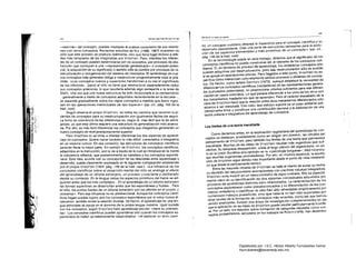 205
Teorías cognrt",a$ del ap<em:f'J&je
"'"
«esencia» del concepto, posible mediante el análísis consciente de sus relacio­
nes con otros conceptos. Recientes estudios de KEIL (1980, 1987) muestran no
sólo que este proceso se produce realmente, sino que tiene lugar incluso a eda­
des más tempranas de las imaginadas por VVGOTSKII. Pero, mientras los releren­
tes de un concepto pueden determinarse por vía asociativa, por procesos de abs­
tracción que conducen a una «representación generalizada» o concepto poten­
cial, la adquisición de su significado o sentido sólo es posible por procesos de re­
estructuración o reorganización del sistema de conceptos. El aprendizaje de nue­
vos conceptos más generales obliga a reestructurar progresivamente toda la pirá·
mide: «Los conceptos nuevos y superiores transforman a su vez el significado
de los inferiores... (pero) el niño no tiene que reestructurar separadamente todos
sus conceptos fjnteriores, lo que resultaría además algo semejante a la tarea de
Sísifo. Una vez que una nueva estructura ha sido incorporada a su pensamiento
.generalmente a través de conceptos adquiridos recientemente en la escuela-,
se expande gradualmente sobre los viejos conceptos a medida que éstos ingre­
san en las operaciones intelectuales de tipo superior» (op. cit., pág. 155 de la
trad. cast).
Según observa el propio VVGOTSKII, no todos los caminos que recorren la pi­
rámide de conceptos para su reestructuración son igualmente fáciles de seguir.
La toma de conciencia de las diferencias es, según él, más fácil que la de seme­
janzas, ya que esta última requiere una estructura de generalización más avanza·
da. Por ello, es más fácil diferenciar los conceptos que integrarlos generando un
nuevo concepto de nivel jerárquicamente superior.
Pero VVGOTSKII no se limita a intentar diferenciar los dos sistemas de aprendi­
zaje de conceptos. Quiere hacer también lo más dillcil: conectarlos o integrarlos
en un sistema común. En esa conexión, las estructuras de conceptos científicos
parecen llevar la mejor parte. En opinión de VYGOTSKII, los conceptos científicos,
adquiridos en la instrucción, son la vla a través de la cual se introduce en la mente
la conciencia reflexiva, que posteriormente se transfiere a los conceptos espontá­
neos. Esta idea, acorde con su concepción de las relaciones entre aprendizaje y
desarrollo, queda claramente expresada en la siguiente comparación establecida
por el propio VVGOTSKII (1934, pág. 149 de la trad. casI.): «La influencia de los
conceptos científicos sobre el desarrollo mental del niño es análoga al efecto
del aprendizaje de un idioma extranjero, un proceso consciente y deliberado
desde su comienzo. En la lengua nativa los aspectos primitivos del habla se ad­
quieren antes que los más compleios... En el aprendizaje de un idioma extraniero
las formas superiores se desarrollan antes que las espontáneas y fluidas... Para
el niño, los puntos fuertes de un idioma extranjero son los débiles en el propio, y
viceversa». Pero esa influencia no es unidireccional. Aunque los conceptos cientí­
ficos hagan posible logros que los conceptos espontáneos por sí solos nunca al­
canzarían, también existe la relación inversa. De hecho, el aprendizaje de una len­
gua extranjera se apoya en el dominio de la propia lengua materna. Igual sucede
con los conceptos; según VYGOTSKII todo aprendizaje escolar «tiene su prehisto­
ria». Los conceptos científicos pueden aprenderse sólo cuando los conceptos es­
pontáneos se hallan ya relativamente desarrollados: «Al elaborar su lento cami-
Teorias de la reestructuración
no, un concepto cotidiano despeja la trayectoría para el concepto científico Y su
desarrollo descendente. Crea una serie de estructuras necesarias para la evolu­
ción de los aspectos elementafes Y más primitivos de un concepto» (op. cft.,
pág. 148 de la trad. cast).
En la terminología usada en este trabajo, dirlamos que el significado de los 

conceptos cientfficos no puede construirse sin el referente de los conceptos coti­

dianos. 0, en términos de proceso de aprendizaje, los verdaderos conceptos sólo 

pueden adquirirse por reestructuración, pero esa reestructuración sólo es posible 

si se apoya en asociaciones previas. Pero llegados a este punto, VVGOTSKII no es­

pecifica cómO interactúan concretamente ambos procesos o sistemas de concep­

tos. De hecho, como señala DAWDOV (1972), aunque establece la necesidad de 

diferenciar los conceptos científicos (verdaderos) de las representaciones genera­
les (conceptos potenciales), no proporciona criterios suficientes para esa diferen­
ciación en casOS concretos. Lo que parece diferenciar a los unos de los otros son
los mecanismos mediante los que se aprenden. Pero el carácter inacabado de la
obra de VVGOTSKII hace que la relación entre esos mecanismos díferenciados sólo
alcance a ser esbozada. Con todo, ese esbozo supone ya un paso adelante sufi­
cientemente firme y constituye una contribución decisiva a la elaboración de una
teoría unitaria e integradora del aprendizaje de conceptoS.
Los límites de una teoría inacabada
Como deciamos antes, en la explicación vygotskiana del aprendizaje de con­
ceptos se destacan, posiblemente como en ningún otro dominio, las virtudes del
pensamiento de VYGOíSKII, pero también los limites de una teoria que permanece
inacabada. Muchas de las ideas de VVGOTSKII resultan más sugestivas que sufi­
cientes. Su temprana desaparición, unida al largo silencio del organicismo, no só­
lo en la Unión Soviética sino también en la «pslcologia burguesa», dejó inconclu­
sas muchas sugerencias prometedoras. Por ello, en muchos aspectos, la aporta­
ción de VYGOTSKII sigue siendo más importante desde el punto de vista metateóri­
co que desde el estrictamente teórico.
Entre las mayores virtudes de VVGOTSKII se halla el intento de aunar su recha­
zo decidido del reduccionismo asoclaclonista con una firme voluntad integradora.
VVGOTSKII evita incurrir en un reduccionismo de signo contrario. Ello es especial­
mente claro en su identificación de dos sistemas conceptuales adquiridos por
procesos de aprendizaje distintos pero relacionados. La caracterización de los
conceptos espontáneos como pseudoconceptos Y su diferenciación de los con­
ceptos verdaderos o científicos no sólo han sido refrendadas empíricamente por
numerosos trabajos posteriores, sino que todavía no han sido superadas por
otras teorías de la formación de conceptos más recientes, como las que hemos
venido analizando. Existen dos áreas de investigación complementarias en las
que la aplicación de las ideas de VVGOTSKII puede resultar particularmente fructife­
ra. por un lado, los estudios sobre formación de categorías naturales como con­
ceptos probabillstíCOS, apoyados en los trabajos de ROSCH (1978), han desembo­
Digitalizado por: I.S.C. Hèctor Alberto Turrubiartes Cerino
hturrubiartes@beceneslp.edu.mx
 