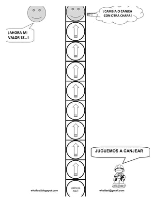 PROFESOR WILBER HALLASI QUISPE
whallasi.blogspot.com whallasi@gmail.com
JUGUEMOS A CANJEAR
 