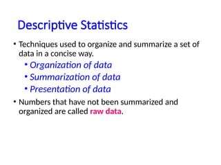 2 Descriptive Statistics chapter 1 for .pptx
