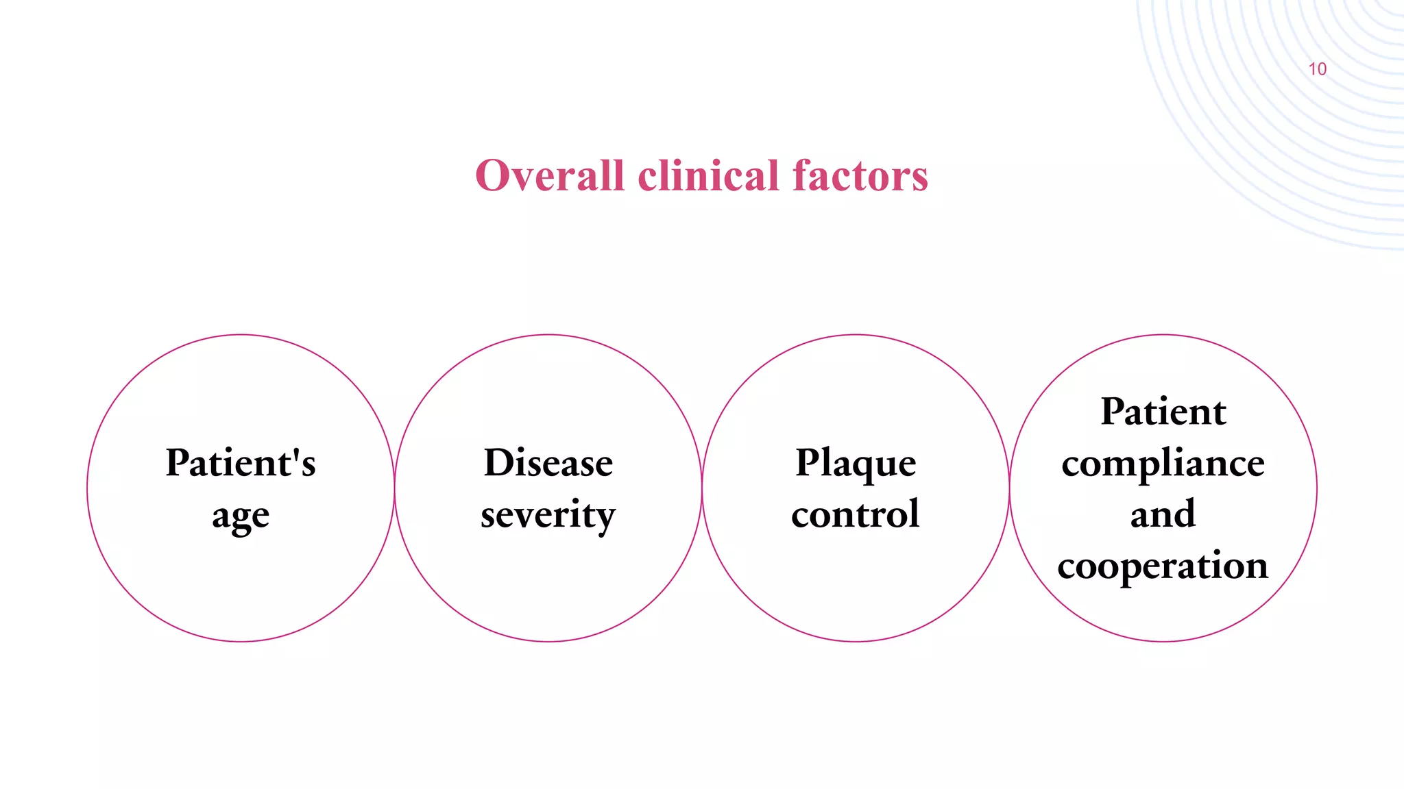Determination of prognosis & Treatment plan | PDF