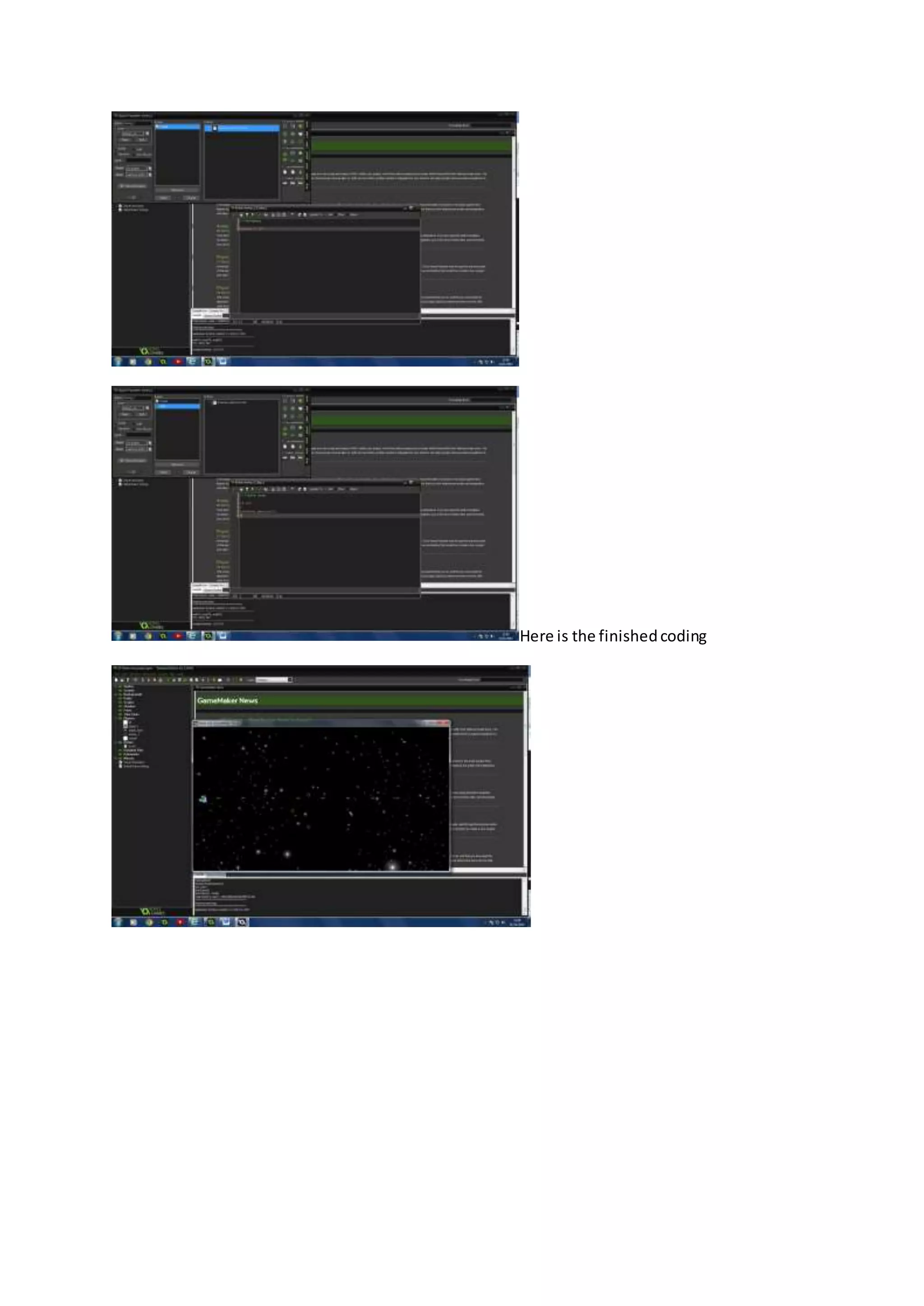 Here is the finished coding 
 