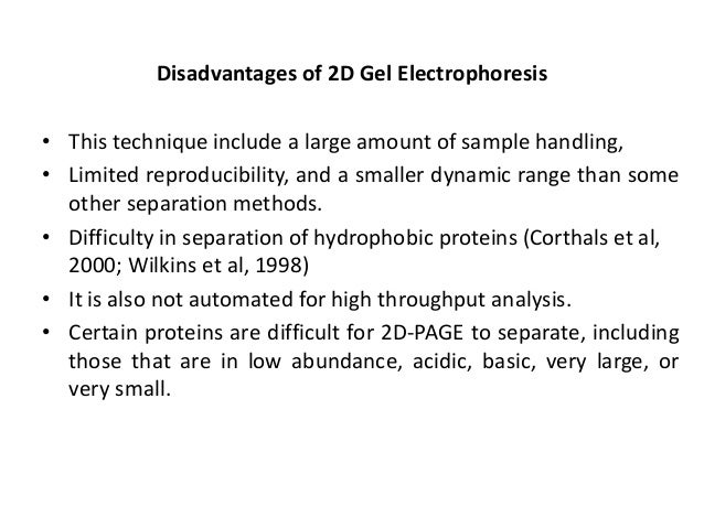 2d gel electrophoresis