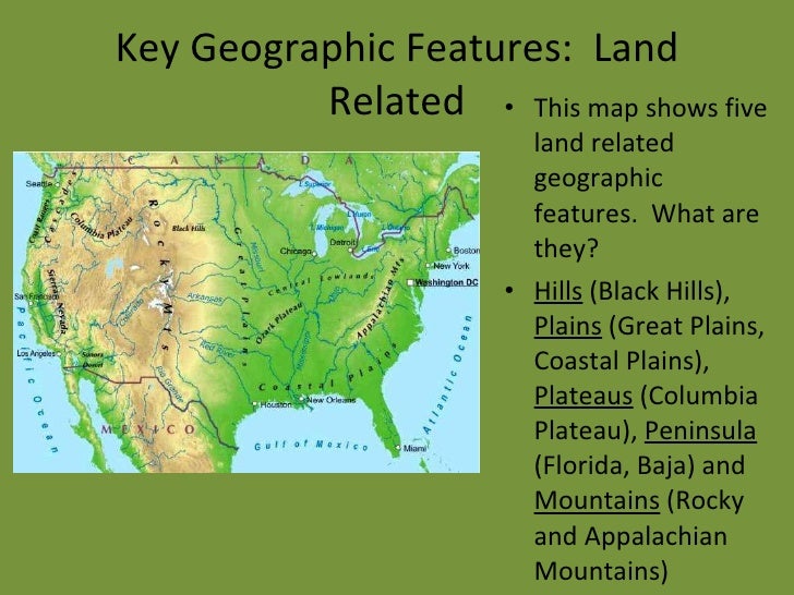 geographic features