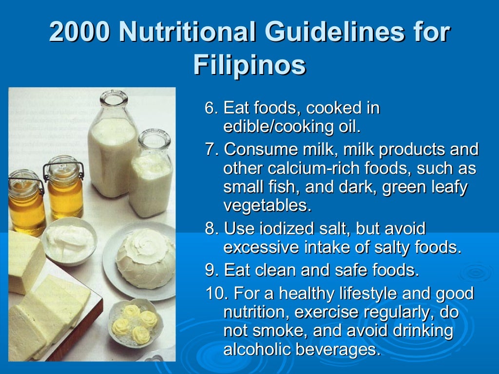 Dietary Recommendations, Food Guides, and Food Labels to Plan Menus