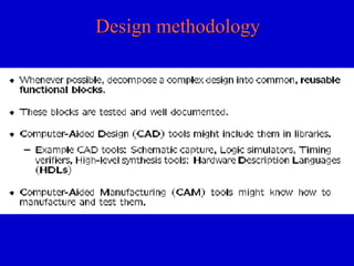 Design methodology 
 