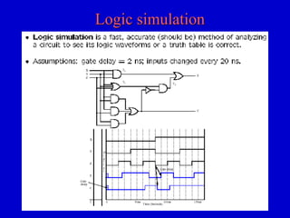 Logic simulation 
 