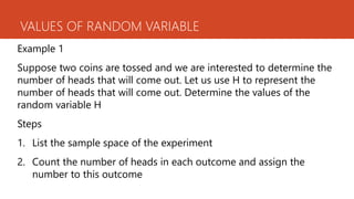 Discrete and Continuous Random Variable | PPTX | Physics | Science