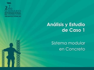 Conceptos Básicos 
De Modulación 
NORMA TÉCNICA NTC COLOMBIANA 2332 CONSTRUCCIÓN DE EDIFICACIONES. COORDINACIÓN MODULAR. P...