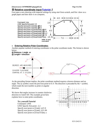 2D CAD worksheet | PDF