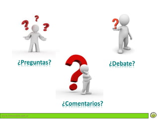 ¿Preguntas?                   ¿Debate?




                         ¿Comentarios?
www.lemondata.com.ar
 