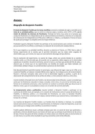 2do bimestre, psicologia