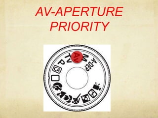 AV-APERTURE PRIORITY