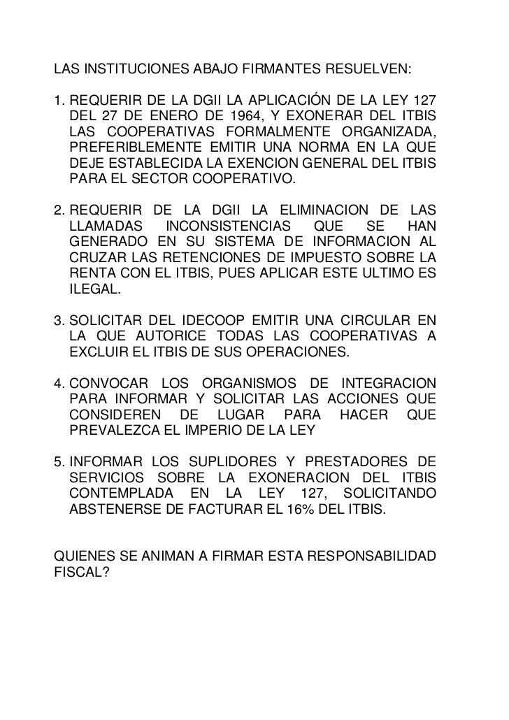 2 documento base para solicitar exencion del itbis a la dgii 2 documento base para solicitar exencion del itbis a la dgii