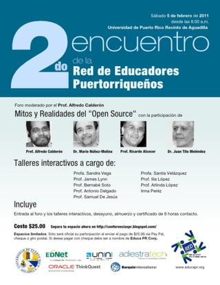 2do Encuentro Red EducadoresPR