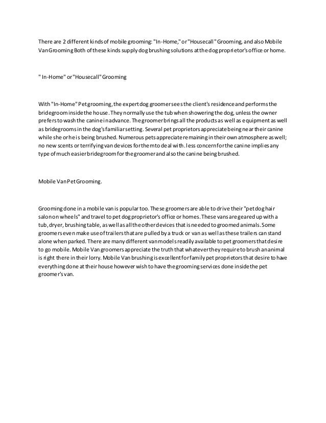 in home dog grooming near me