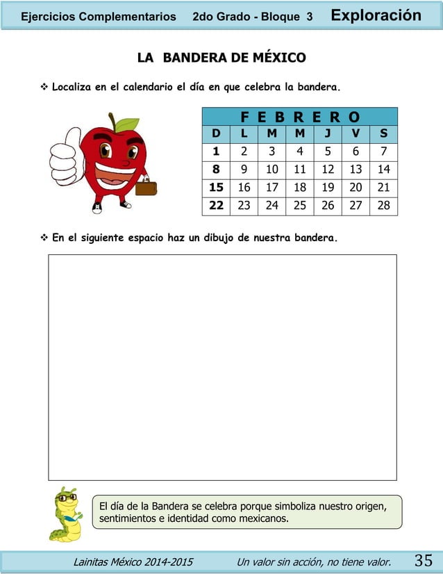 2do grado bloque 3 ejercicios complementarios