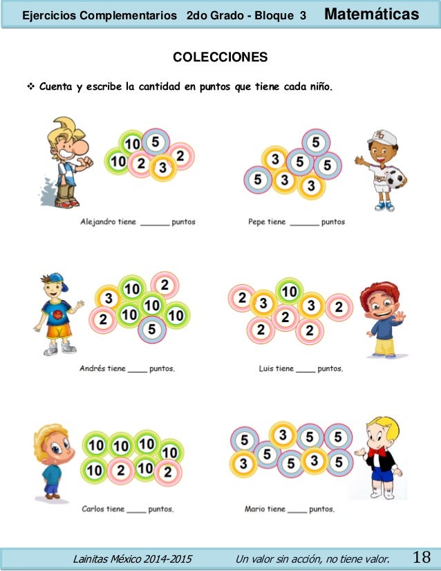2do grado bloque 3 - ejercicios complementarios
