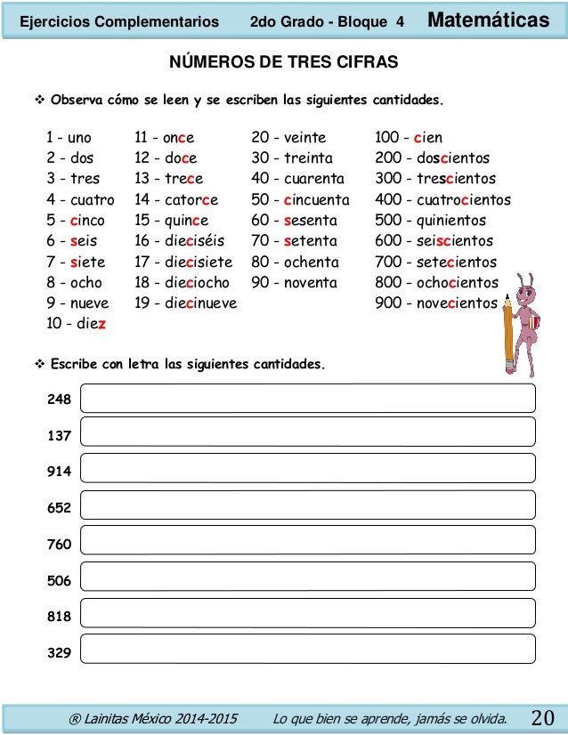 Como Se Escribe 14 Con Letra
