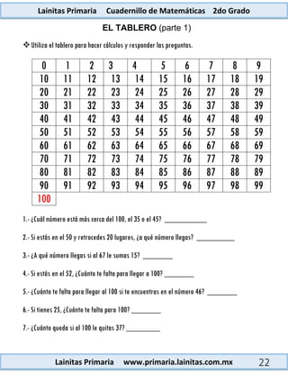 Hojas De Trabajo De Matemáticas Para Segundo Grado Imprimibles