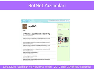 BotNet Yazılımları
 