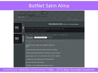 BotNet Satın Alma
 