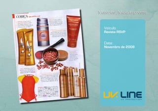 Matérias | Mídia Impressa


   Veículo
   Revista RSVP


   Data:
   Novembro de 2009
 