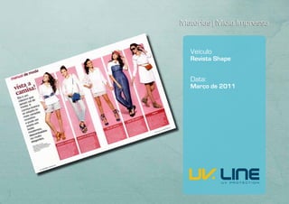 Matérias | Mídia Impressa


   Veículo
   Revista Shape


   Data:
   Março de 2011
 