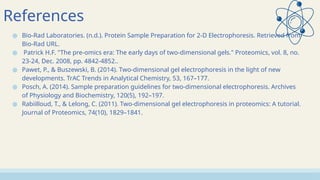 Comprehensive Overview of 2D Polyacrylamide Gel Electrophoresis in ...