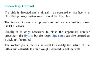 Well control drilling Engineering stage 4 | PDF