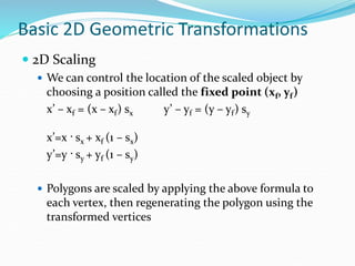 2D_transformatiomcomputer graphics 2d translation, rotation and scaling ...